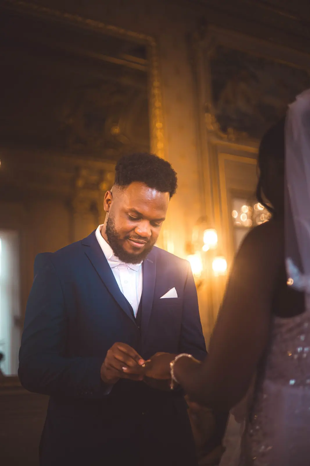 Intimate wedding sample photo